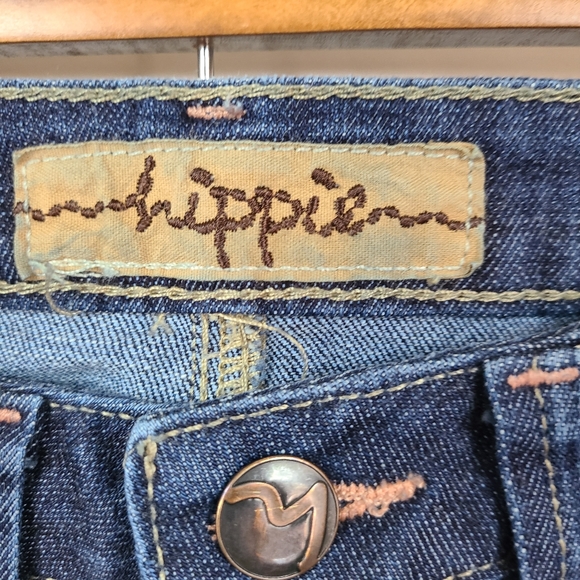 Ms Hippie Low Rise Wide Leg Jean 26 - Picture 3 of 9